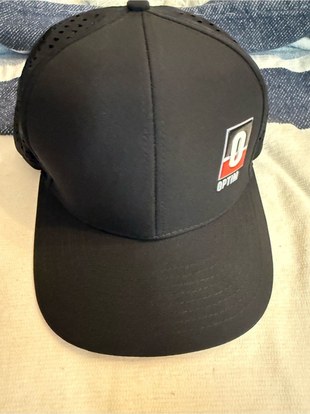 Black Logo Performance Baseball Cap - Picture 3 of 8